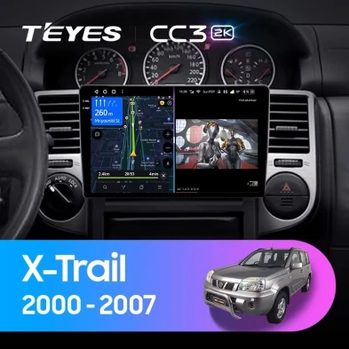 Штатная магнитола Teyes CC3 2K 4/32 Nissan X-Trail 1 T30 (2000-2007) F2