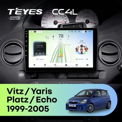 Штатная магнитола Teyes CC4L 6/64 Toyota Yaris (1999-2005) F2