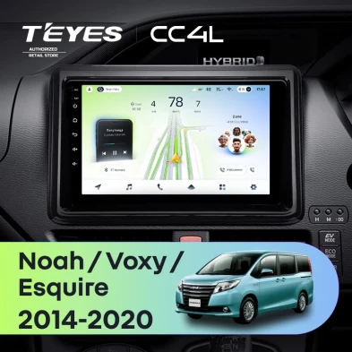 Штатная магнитола Teyes CC4L 6/64 Toyota Voxy III R80 (2014-2020) F1 Правый руль