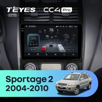 Штатная магнитола Teyes CC4 Pro 12/256 Kia Sportage 2 (2004-2010) F2