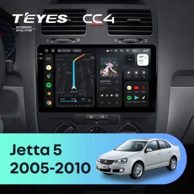 Штатная магнитола Teyes CC4 6/64 Volkswagen Jetta 5 (2005-2010) F1