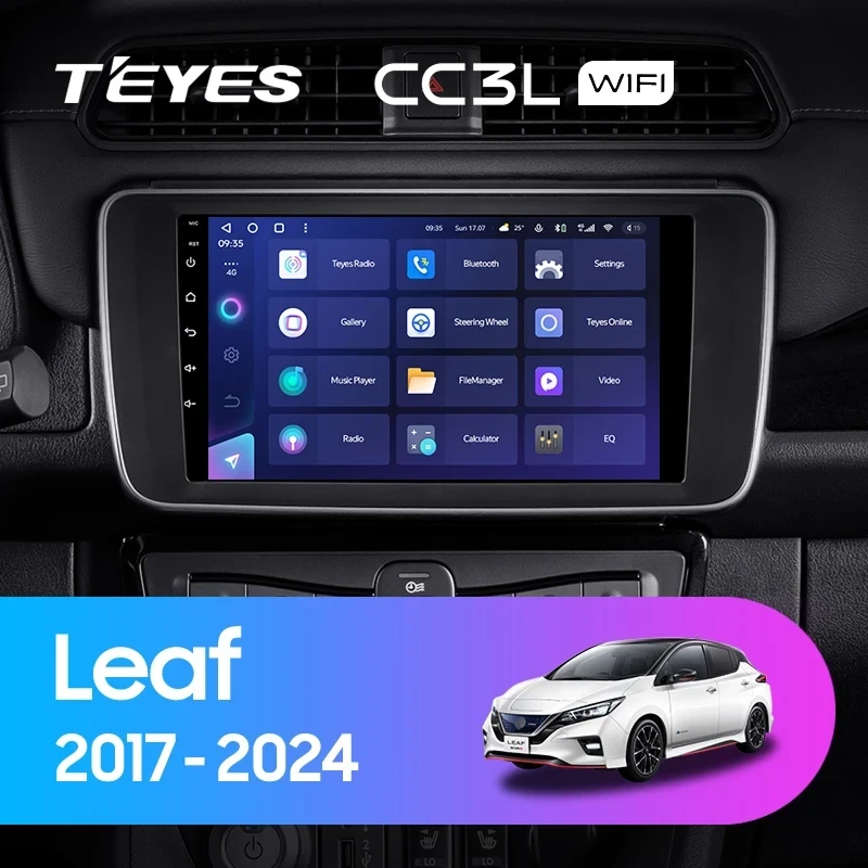 Штатная магнитола Teyes CC3L WiFi 2/32 Nissan Leaf ZE1 (2017-2024)
