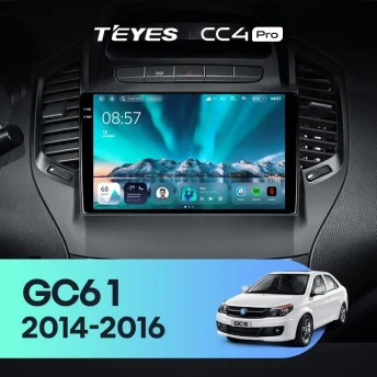 Штатная магнитола Teyes CC4 Pro 12/256 Geely GC6 1 (2014-2016)