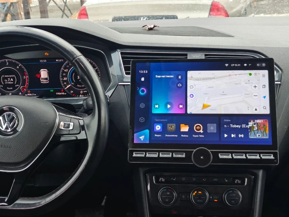 Штатная магнитола Teyes CC3 2K 6/128 Volkswagen Tiguan 2 (2016-2022) Тип-B (13" с кнопками)