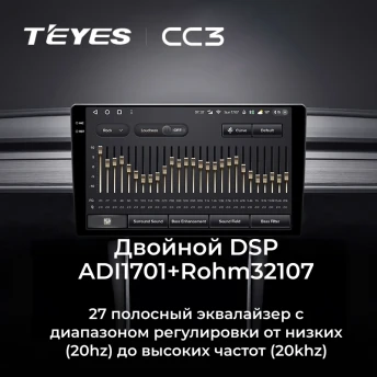 Штатная магнитола Teyes CC3 4/32 Lexus RX200t RX270 RX300 RX350 RX350L RX450h AL20 IV (2015-2019) (0din)