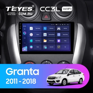 Штатная магнитола Teyes CC3L WiFi 2/32 Lada Granta Sport (2011-2018) F2