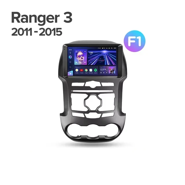 Штатная магнитола Teyes CC3L 4/32 Ford Ranger 3 (2011-2015) F1