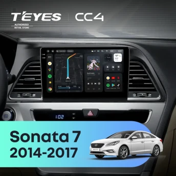 Штатная магнитола Teyes CC4 8/128 Hyundai Sonata 7 LF (2014-2017)