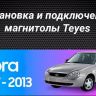 Штатная магнитола Teyes CC3 2K 4/64 Lada Priora 1 (2007-2013) F2 (черная)