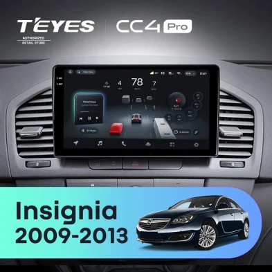 Штатная магнитола Teyes CC4 Pro 8/128 Opel Insignia (2009-2013)