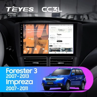Штатная магнитола Teyes CC3L 4/64 Subaru Forester 3 SH (2007-2013)