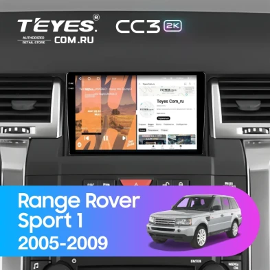 Штатная магнитола Teyes CC3 2K 4/32 Land Rover Range Rover Sport 1 (2005-2009)