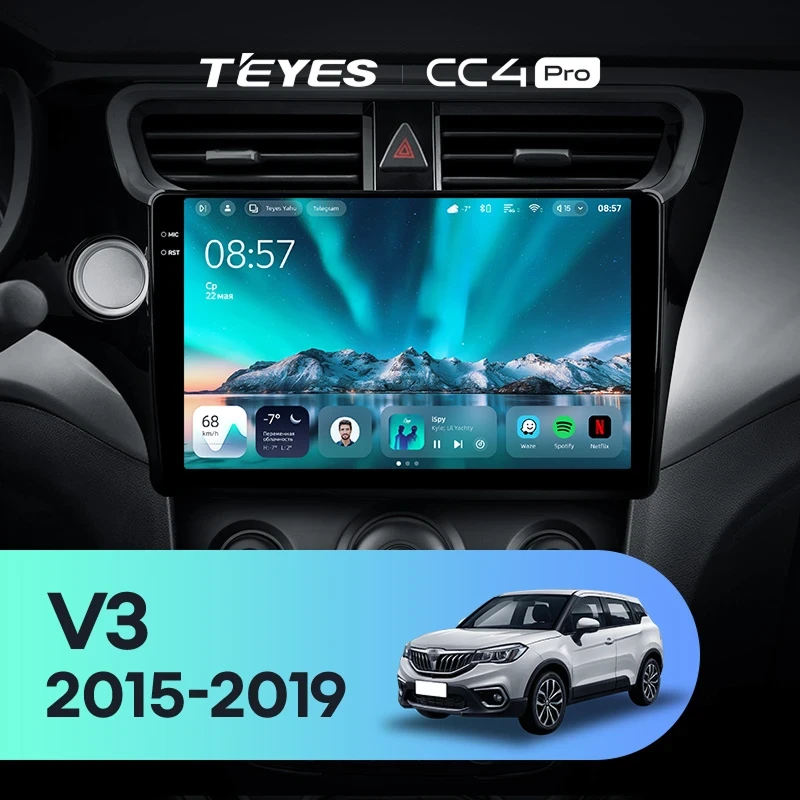 Штатная магнитола Teyes CC4 Pro 12/256 Brilliance V3 (2015-2019)