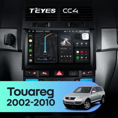 Штатная магнитола Teyes CC4 8/128 Volkswagen Touareg GP (2002-2010) F1