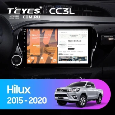 Штатная магнитола Teyes CC3L 4/64 Toyota Hilux Pick Up (2015-2020)