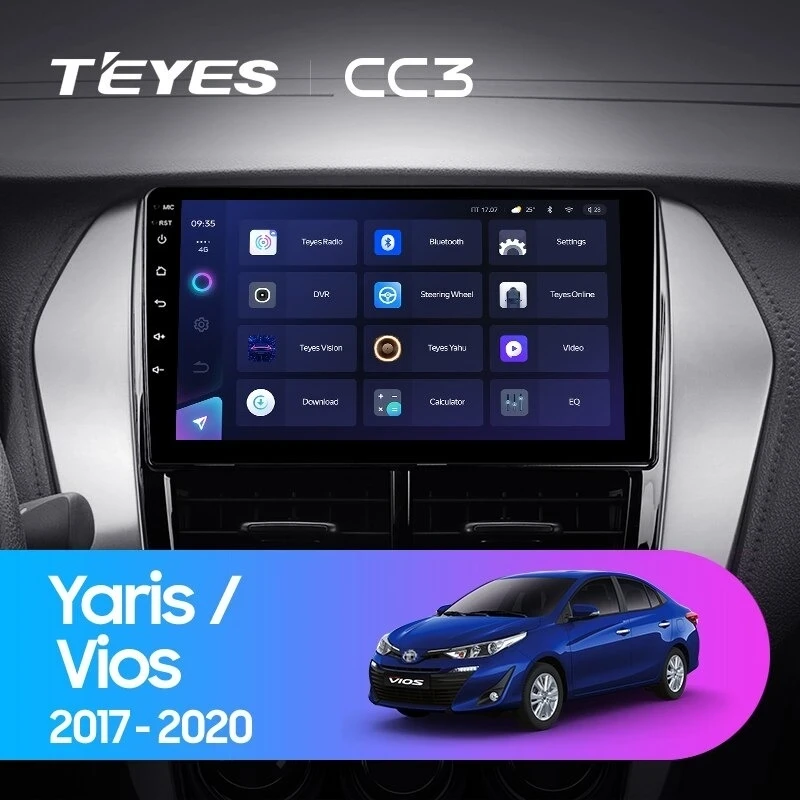 Штатная магнитола Teyes CC3 4/32 Toyota Yaris (2017-2020) F2