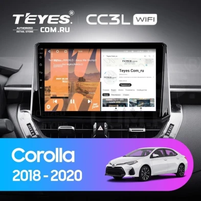 Штатная магнитола Teyes CC3L WiFi 2/32 Toyota Corolla 12 (2018-2020) Тип-B