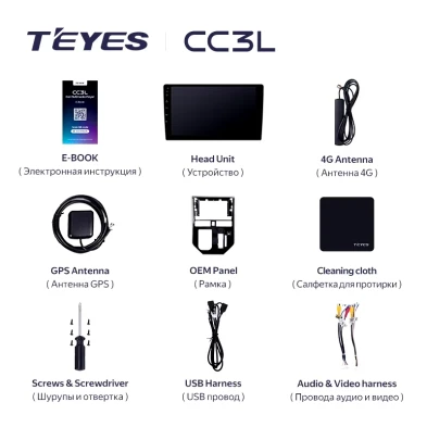 Штатная магнитола Teyes CC3L 4/64 Toyota Tank (2016-2023) Правый руль