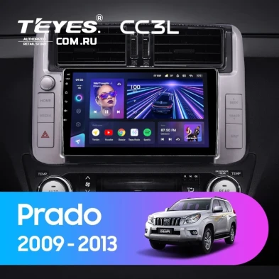Штатная магнитола Teyes CC3L 4/64 Toyota Land Cruiser Prado 150 (2009-2013) F2 Тип-C