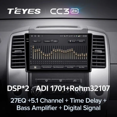 Штатная магнитола Teyes CC3 2K 6/128 Nissan Frontier (2009-2012)