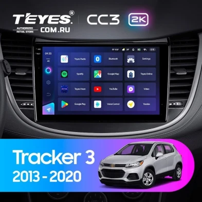 Штатная магнитола Teyes CC3 2K 4/32 Chevrolet Tracker 3 (2013-2017) F2