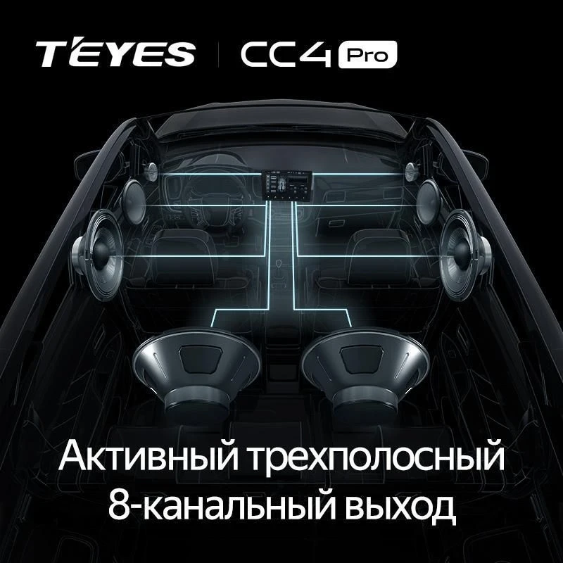 Штатная магнитола Teyes CC4 Pro 12/256 Chery Tiggo 3 (2016-2018) (13")