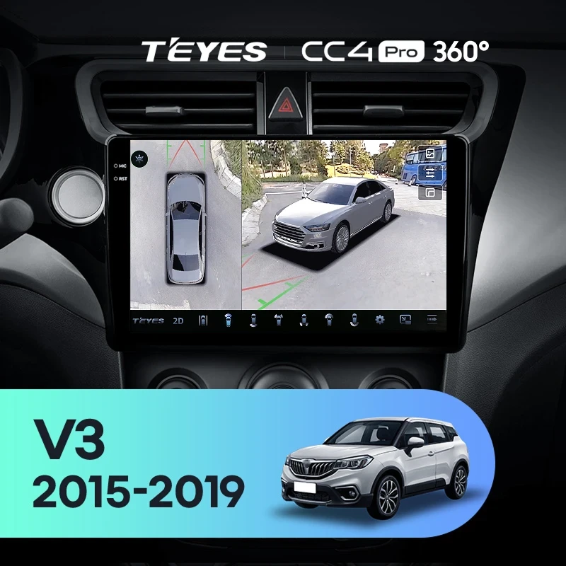 Штатная магнитола Teyes CC4 Pro 360 12/256 Brilliance V3 (2015-2019)