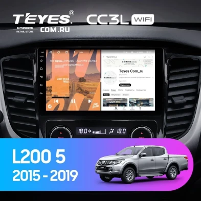 Штатная магнитола Teyes CC3L WiFi 2/32 Mitsubishi L200 5 (2015-2019) кондиционер F1