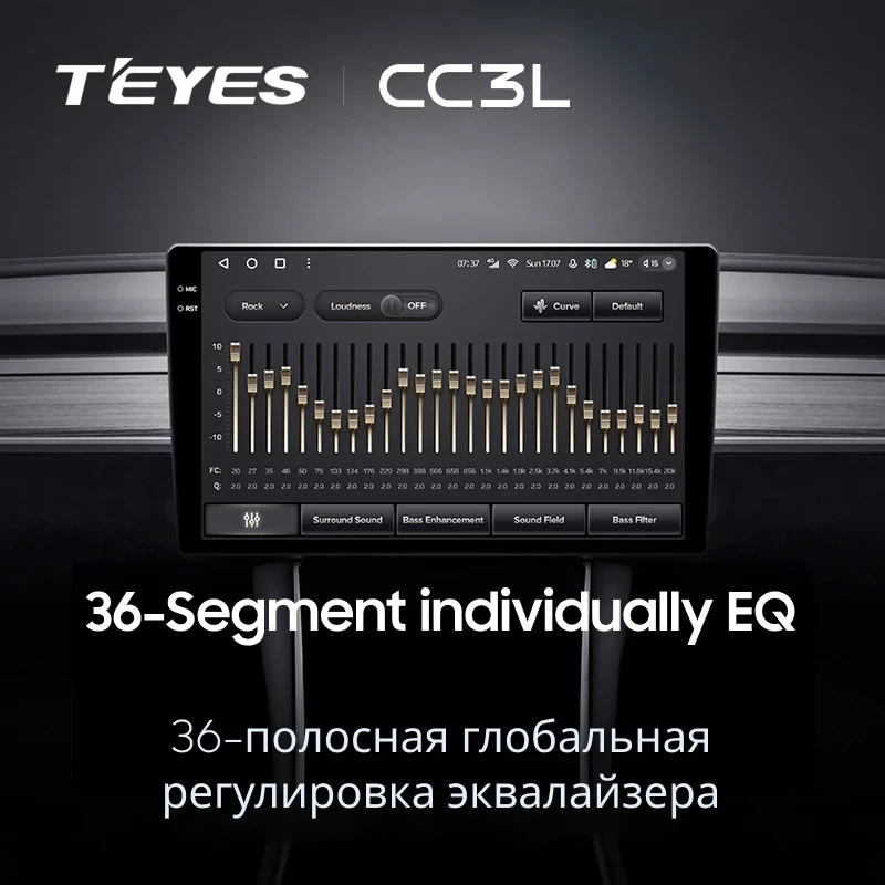 Штатная магнитола Teyes CC3L 4/64 Toyota Corolla 11 (2017-2018) F2