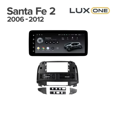 Штатная магнитола Teyes LUX ONE 6/128 Hyundai Santa Fe 2 (2006-2012)