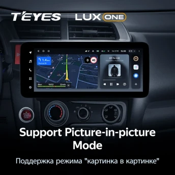 Штатная магнитола Teyes LUX ONE 6/128 Honda Fit 3 GP GK (2013-2020)