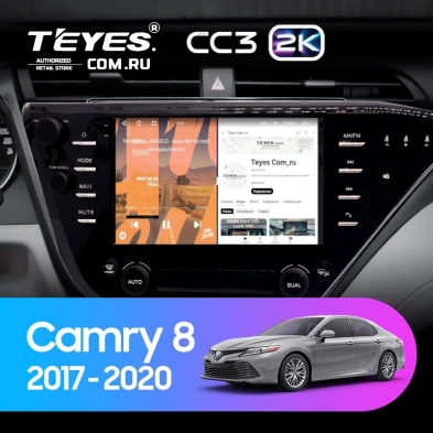 Штатная магнитола Teyes CC3 2K 4/32 Toyota Camry 8 XV 70 (2017-2020) F2