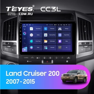 Штатная магнитола Teyes CC3L 4/32 Toyota Land Cruiser 11 200 (2007-2015) F3 Тип-C