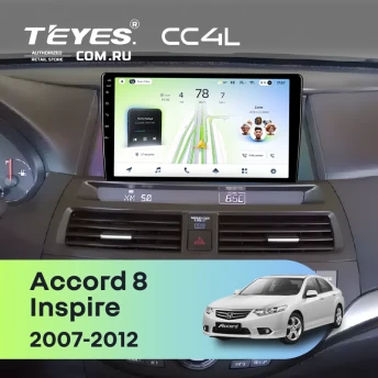 Штатная магнитола Teyes CC4L 6/64 Honda Inspire (2007-2012)