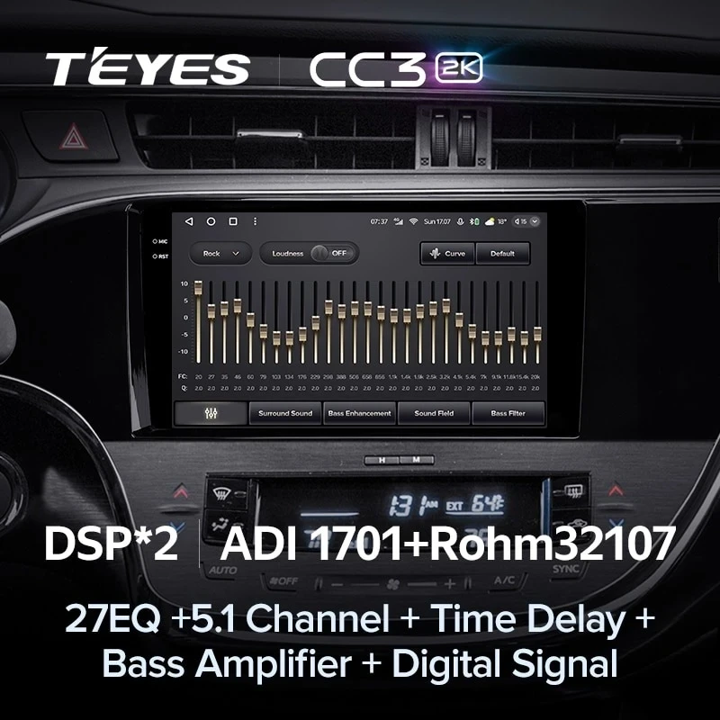 Штатная магнитола Teyes CC3 2K 360 6/128 Toyota Avalon IV XX40 (2012-2018)