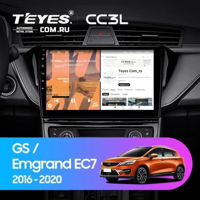Штатная магнитола Teyes CC3L 4/32 Geely GS (2016-2020) F2