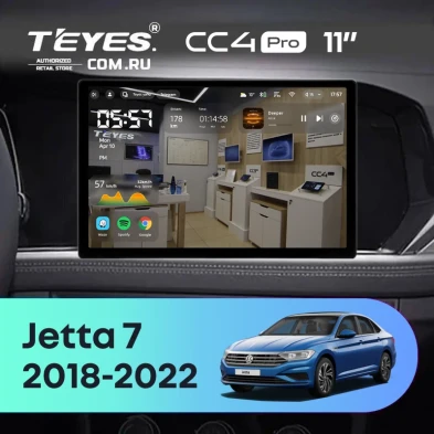 Штатная магнитола Teyes CC4 Pro 8/128 Volkswagen Jetta 7 (2018-2022) (11")