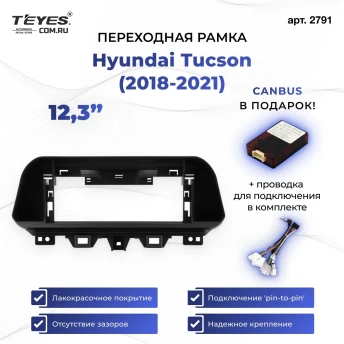 Переходная рамка Hyundai Tucson (2018-2021) (12,3")