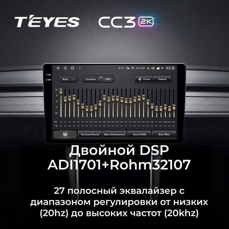 Штатная магнитола Teyes CC3 2K 4/64 Honda N-BOX 1 (2011-2017)