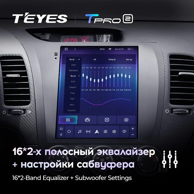 Штатная магнитола Tesla style Teyes TPRO 2 4/64 Kia Cerato 3 (2013-2020)