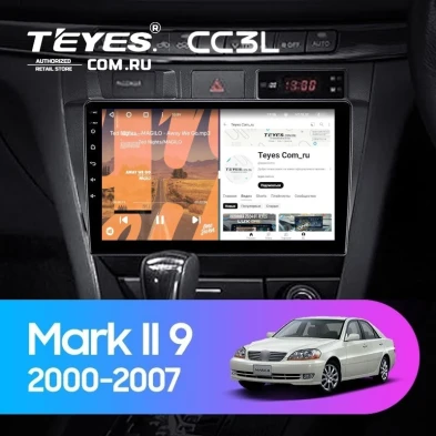Штатная магнитола Teyes CC3L 4/32 Toyota Mark II 9 X100 (2000-2007) F1