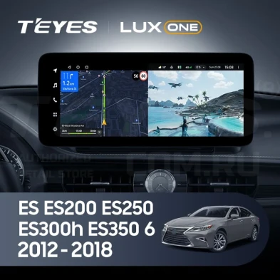 Штатная магнитола Teyes LUX ONE 4/64 Lexus ES ES200 ES250 ES300h ES350 XV60 VI 6 (2012-2018) Тип-C