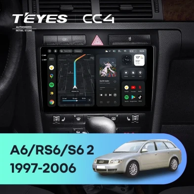 Штатная магнитола Teyes CC4 8/128 Audi A6 2 (1997-2004)