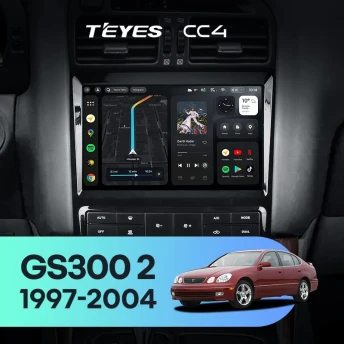 Штатная магнитола Teyes CC4 6/64 Lexus GS300 2 S160 (1997-2004) Тип-A