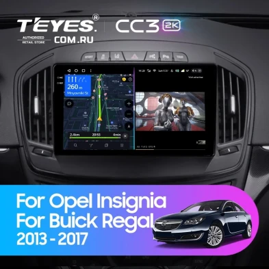 Штатная магнитола Teyes CC3 2K 6/128 Buick Regal (2013-2017) Тип-A