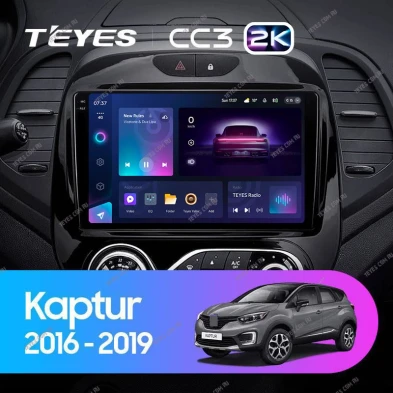 Штатная магнитола Teyes CC3 2K 4/32 Renault Kaptur (2016-2019) F1