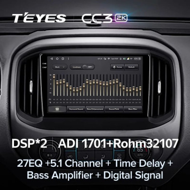 Штатная магнитола Teyes CC3 2K 6/128 Chevrolet Colorado 2 (2014-2022)