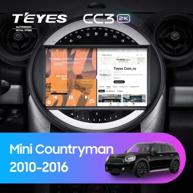 Штатная магнитола Teyes CC3 2K 4/64 Mini Countryman (R60) (2010-2016) F2