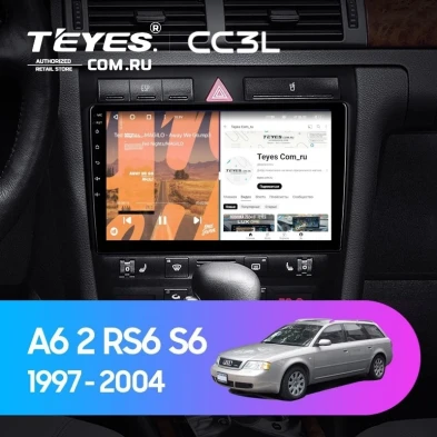 Штатная магнитола Teyes CC3L 4/64 Audi S6 2 (1999-2004)