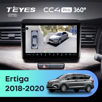 Штатная магнитола Teyes CC4 Pro 360 8/128 Suzuki Ertiga (2018-2020)